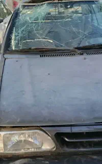 ماشین پراید مدل ۸۶ نوک مدادی تصادفی