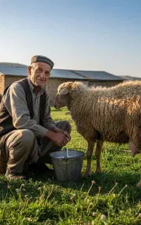 شیر گوسفندی