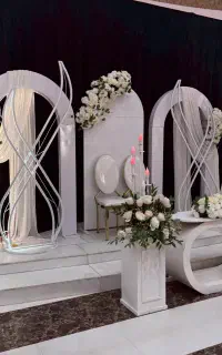 تشریفات مزون نیلا اتاق عروس لباس عروس سفره عقد