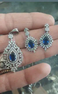 فروش انگشترنقره اصل. ست زنونه