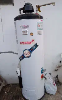 آبگرمکن گازی ۱۶۵ لیتری پرسین مدل NP165 کاملا سالم