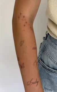 پکیج تتو بدن مینی‌مال ، هزینه متریال