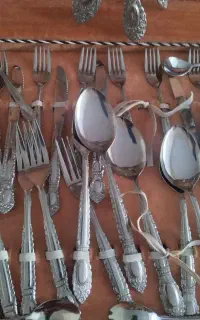 قاشق چنگال قدیمی دکوری