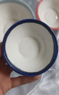 برهون سرامیک کاسه ترشی خوری آبی کاربنی