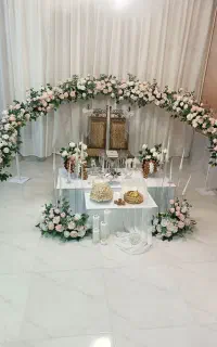 پنل گل  +. کمان قوسی فلزی