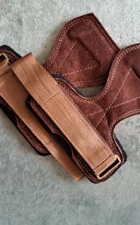 کف بند وزنه برداری و بدنسازی تمام چرمی