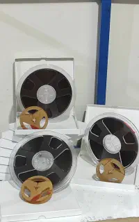 نوار دستگاه ضبط پخش حلقه ریل 1200 و خبرنگاری قدیمی