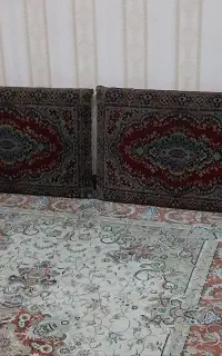 دو جفت پشتی یکی دستبافت ریز ترکمن وماشینی