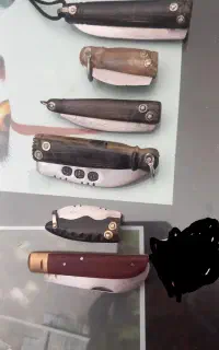 چاقو محکم دسته شاخ
