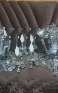 لوستر کریستالی ۶ شعله