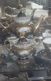 چینی دکوری سرمه ای