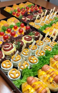 فینگر فود و چیدمان ۱۰سال سابقه تنوع پکیج