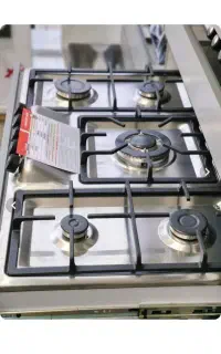 گاز صفحه یی استیل توکار هم معمولی و هم کوهان دار