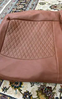 روکش صندلی چرم قهوه ای