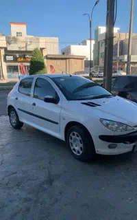 پژو ۲۰۶ تیپ ۵ مدل ۹۶ بیرنگ و پلم