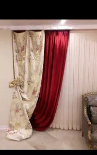 باز کردن، شستشو و نصب انواع پرده و لوستر