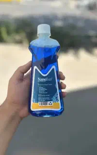 مایع شیشه شور نانو ۵۰ تا شیشه پاککن بهت میده