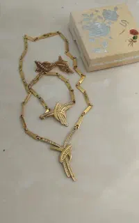 ست استیل طلایی رنگ ثابت