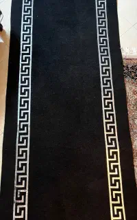 موکت مشکی نقره ایی طرح ورساچه