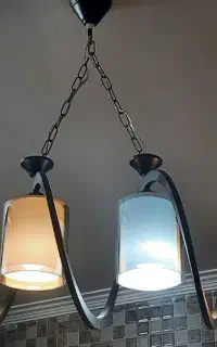 فروش لوستر فنری چهار شعله نو