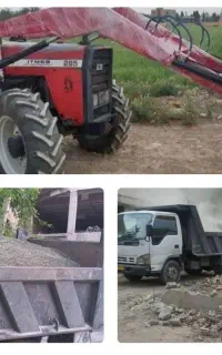 حمل نخاله خاکبرداری مصالح شبانه روزی