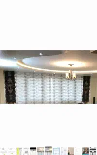 دوعدد پرده زبرا خارجی(خانگی،اداری )با دکور کنار