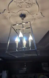 لوستر چهار شعله  2 عدد