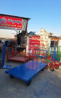 گاری (تره بار)چهار چرخ باربر دستی حمل بارتره باری