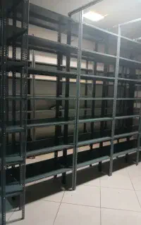 چهار در هشت پایه قفسه فلزی مطبق