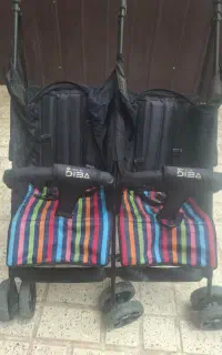 فروش کالسکه دوقلو دلیجان طرح دیبا