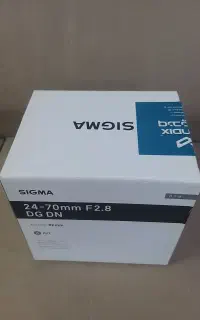 لنز ۲۴.۷۰ سونی سیگما لنز sony 24.70 انباکس