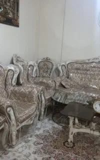 مبل استیل چوب گردو ۹ نفره