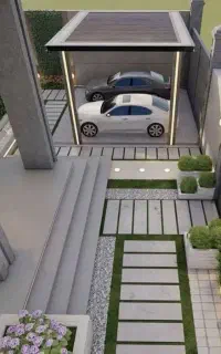 طراحی نمای بیرونی + ویلا + فضای داخلی