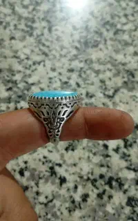 انگشترفیروزه درشت