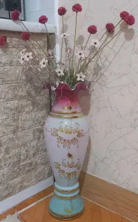 گل با گلدان