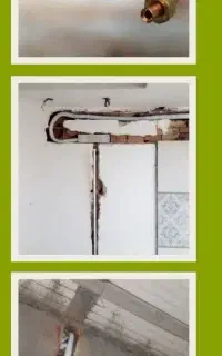 لوله کشی کولر . لوله کشی تو کار لوله (مسی) ساختمان