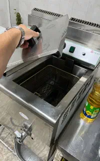 سرخ کن دوقلو در حد نو