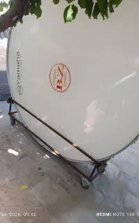 طبل بزرگ در حد نو همراه با فرغون