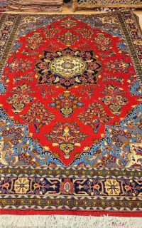 قالی ۶متری دستباف گلپایگان مناسب جهیزیه