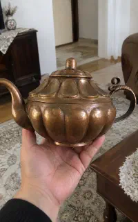 قوری مسی قدیمی