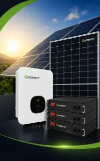 پنل خورشیدی گرووات 5kw کامل