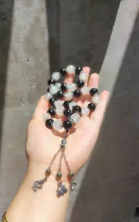 ساخت تسبیح موی یار شبتاب در هر رنگی