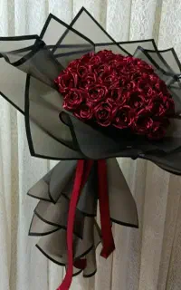 دسته گل روبانی و پروانه ای