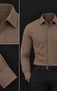 پیراهن مردانه مدل دکمه مخفی