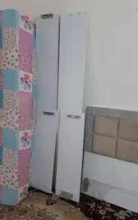 ۲عددتخت یک نفره با تشک وکاور در حدنو