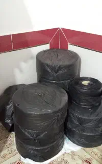 پلاستیک زباله رولی دوخت شده پرفراژ دار