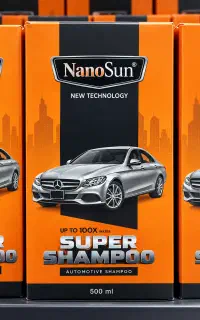 شامپو خودرو نانوسان NanoSun سوپر شامپو ۵۰۰ میل