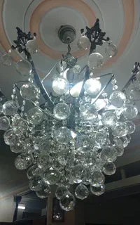 ۳ عدد لوستر گوی کریستال