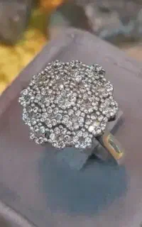 انگشتر پُرنگین نقره