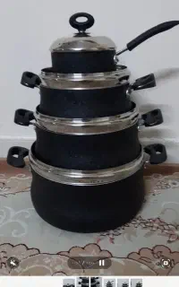 سرویس قابلمه تفلون ۸ پارچه